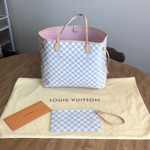 Louis Vuitton Neverfull GM. NM D. AZUR R.BAL.